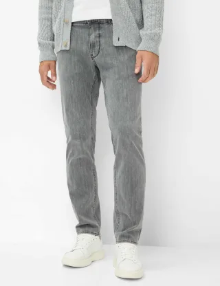 Brax Herren Five-Pocket-Hose Style COOPER DENIM, denim hellgrau, Gr. 35/30