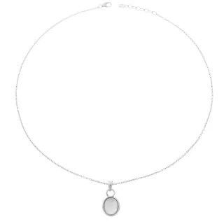 Orphelia Damen-Kette aus 925er Sterlingsilber mit Anhänger – Silber ZH-6040