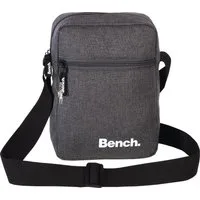 Bench. Schultertasche Bench stylische Cross Body Polyester (Umhängetasche), Unisex Polyester Umhängetasche, grau ca. 17cm