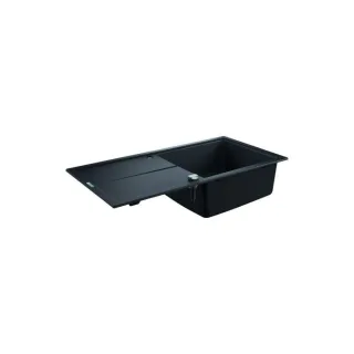 Grohe K400 Komposit-Einbauspüle 31641AP0 1000x500mm, 1 Becken mit Abtropffläche, granit schwarz