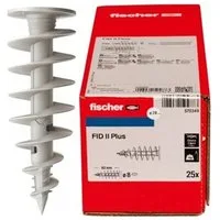 fischer Dämmstoffdübel FID II Plus für WDVS 4,5-6,0 mm Schrauben 25 Stk., (25-tlg)