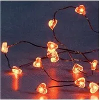 KONSTSMIDE LED-Lichterkette 1267-550 LED Lichterkette Herz 20er rot Hochzeit