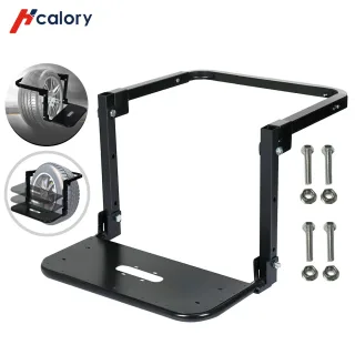HCALORY Car Heater Bracket Foldable Adjustable Universal for 14 to 18 Inches (about 36 to 46 cm) Tires