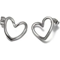 Aniston JEWELRY & WATCHES Paar Ohrstecker Schmuck Geschenk Edelstahl Ohrschmuck Ohrringe Herz, Made in Germany