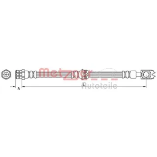 Metzger Bremsschlauch vorne Seat Alhambra VW Sharan