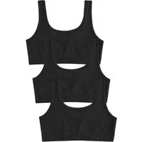 Next Crop-Top Kurz-Top mit U-Boot-Ausschnitt (3-tlg)