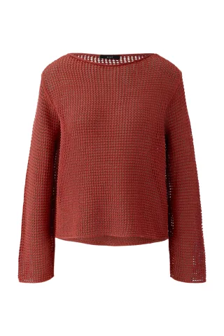 Oui - Pullover red pear - Gr. - 42