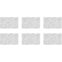 RICOLOR Schneidebrett Frühstücksbrettchen Granit-Optik, HPL, 23,5 x 14,5 cm (6er Pack)