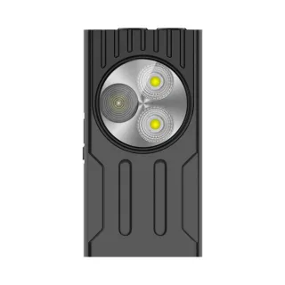 3*LED Powerful EDC Flashlight Portable Mini Clip-on Light USB Rechargeable Pocket-Sized With Clip Design Magnetic Multip