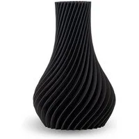 natumo Tischvase Vase Pirum Schwarz 12 cm