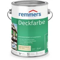 Remmers Wetterschutzfarbe Deckfarbe anthrazitgrau (RAL 7016) 2,5 Liter, für viele Untergründe, hochdeckend, wetterfest