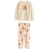 Next Pyjama Fleece-Schlafanzug (2 tlg)