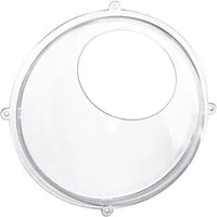 HMF Deko-Wandregal DIY-Acrylhalbkugel, Wandregal Kinderzimmer, 1 St., Kinderregal für Spielzeug, Bausteine 32 x 32 x 16 cm, transparent
