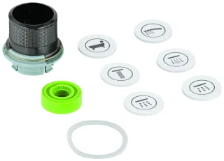 Grohe Druckknopfbetätigung 48361 für SmartControl UP hard graphite gebürstet, 48361AL0 48361AL0