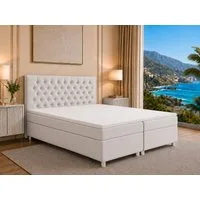 Best for Home Boxspringbett Boxspringbett Trinity K-14 7-Zonen Bonell 140–200 cm mit Stauraum (Boxspringbett-Set, 1-St., Bonell-Matratze, gepolstertes Kopfteil, Polsterbett versch. Größen), mit oder ohne Topper, Handwerksqualität