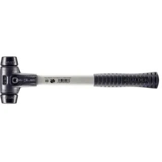 HALDER SIMPLEX - Schonhammer mit verstärktem TE-Gehäuse und Fiberglasstiel, Gummikomposition - 3702.030
