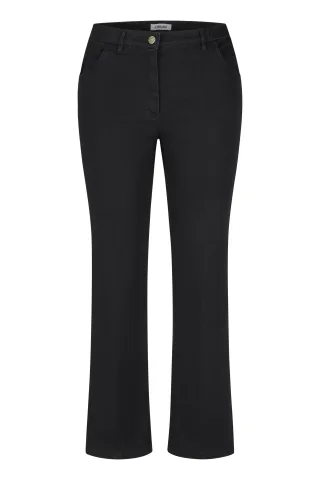 kjbrand - Betty Straight Leg schwarz - Gr. - 46