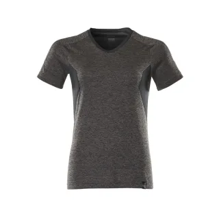 MASCOT Damen T-Shirt Dunkelanthrazit meliert / Schwarz 5XL - 18092-801-1809-5XLONE