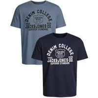 Jack & Jones PlusSize Print-Shirt Big Size Übergrößen T-Shirt