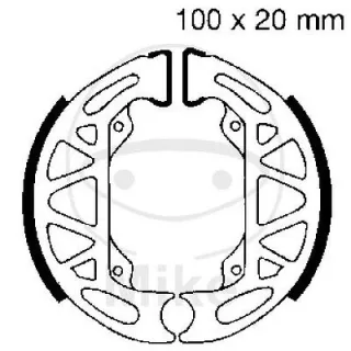 Bremsbacken hinten Piaggio Vespa NRG mc2 DT 50 LC Bj. 1996-1998