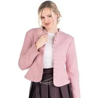 Spieth & Wensky Trachtenjanker Walkjacke Damen - KORDULA - rosa