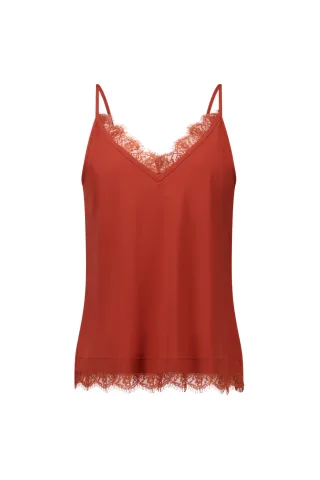 Studio Anneloes - Mitzie lace top rust - Gr. - S