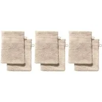 REDBEST Waschhandschuh Waschhandschuh "Chicago" 6er-Pack, Frottier, Walk-Frottier Uni