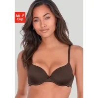 LASCANA Schalen-BH Vittoria mit Bügel, weiche Spitze & seidige Microfaser, bequemer BH, T-Shirt-BH