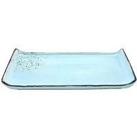 CreaTable Servierplatte Nature Collection, Steinzeug, (Set, 2-tlg), Servier Set, 33x16,5 cm