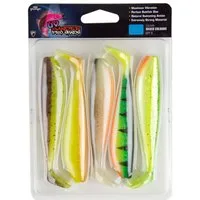 Fox Rage Kunstköder Fox Rage Zander Pro Shad Mixed UV Colour Pack - 5 Gummifische