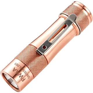 Lumintop FWAA Copper 1600LM EDC Flashlight 14500 Battery Three Light Beads Super Bright Waterproof Outdoor Portable Mini