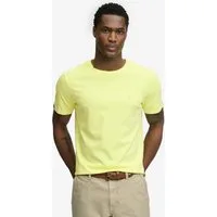 Superdry Rundhalsshirt CLASSIC ESSENTIAL NEON TEE Relaxed Fit, aus Baumwolle und Single Jersey, Kurzarm
