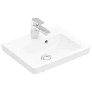 Villeroy & Boch Waschtisch Subway 2.0 73155G01 50 x 40 cm, weiss, mit Hahnloch und Überlauf