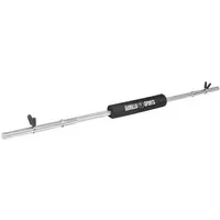 GORILLA SPORTS Langhantelstange 170cm Langhantel Feder inkl. Nackenpolster, 170 cm (4-tlg)