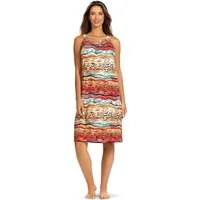 Ascafa Strandkleid Beach (Packung, 1-tlg., 1-teilig) Damen Trägerkleid 95cm Sommerkleid Exotisch Strandmode