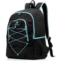 CampFeuer Freizeitrucksack Kühlrucksack 30 Liter, schwarz, Isoliertasche leicht und wasserdicht