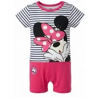 Disney Minnie Mouse Strampler Disney Minnie Maus Baby Strampler Einteiler Gr. 62 bis 86