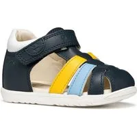 Geox B SANDAL MACCHIA BOY Lauflernschuh Babyschuh, Kontrast-Riemchen, Größenschablone zum Download