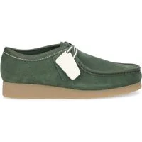 Clarks Clarks WallabeeEVO 26186170 7, Schnürschuhe, Grün, Herren Schnürschuh