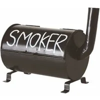Spetebo Aschenbecher Tisch Aschenbecher SMOKER - 20 cm, Ascher im Grill Design mit Klappe