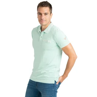 Herren Polo Shirt mit kurzen Ärmeln, Tasche und kontrastierenden Details PRI2632