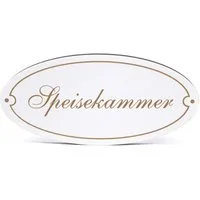 Dekolando Hinweisschild Türschild Oval - Speisekammer - Schild 15 x 7 cm - Schilder Türschilde, (1 St)