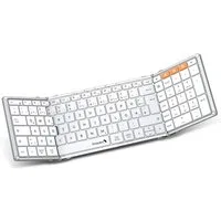 ProtoArc XK01 Faltbare Tastatur mit Ziffernblock – Kabellos & Aufladbar Tastatur (3-fach Bluetooth für iOS/Android/Windows, Kompakt & faltbar, QWERTZ)