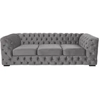 Home affaire Chesterfield-Sofa Kalina, klassische Chesterfield-Knopfheftung, sehr hochwertige Verarbeitung