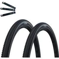 maxxi4you Fahrradreifen 2 x Schwalbe G-One Comp Fahrradreifen Schwarz 50-622 inkl. RH
