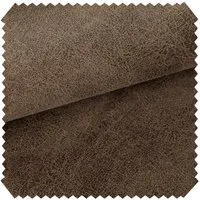 novely® Stoff exquisit ETERNITY Vintage Antiklederoptik Möbelstoff, Velours-Kunstleder, Schwer Entzündbar, Meterware, 1lfm