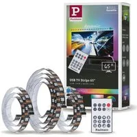 Paulmann LED-Streifen USB LED Strip TV-Beleuchtung, Dynamic Rainbow RGB, 1-flammig