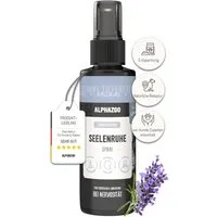 ALPHAZOO Fellpflege Seelenruhe Spray für Hunde 100 ml, 100 ml, (1-St., Beruhigungsspray zur Entspannung), Beruhigung im Körbchen, Decken & Transportbox