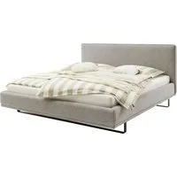 SCHÖNER WOHNEN-Kollektion Polsterbett COMO in der Breite 180cm, mit schwarzen Metallkufen, erhältlich in verschiedenen Farben