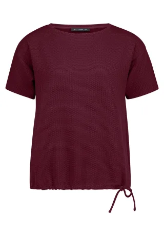 Betty Barclay - Blusenshirt maroon banner - Gr. - 44